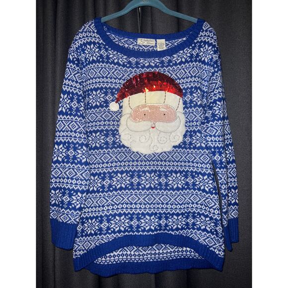 Ugly Christmas Sweater Xmas Size Large - Picture 1 of 3